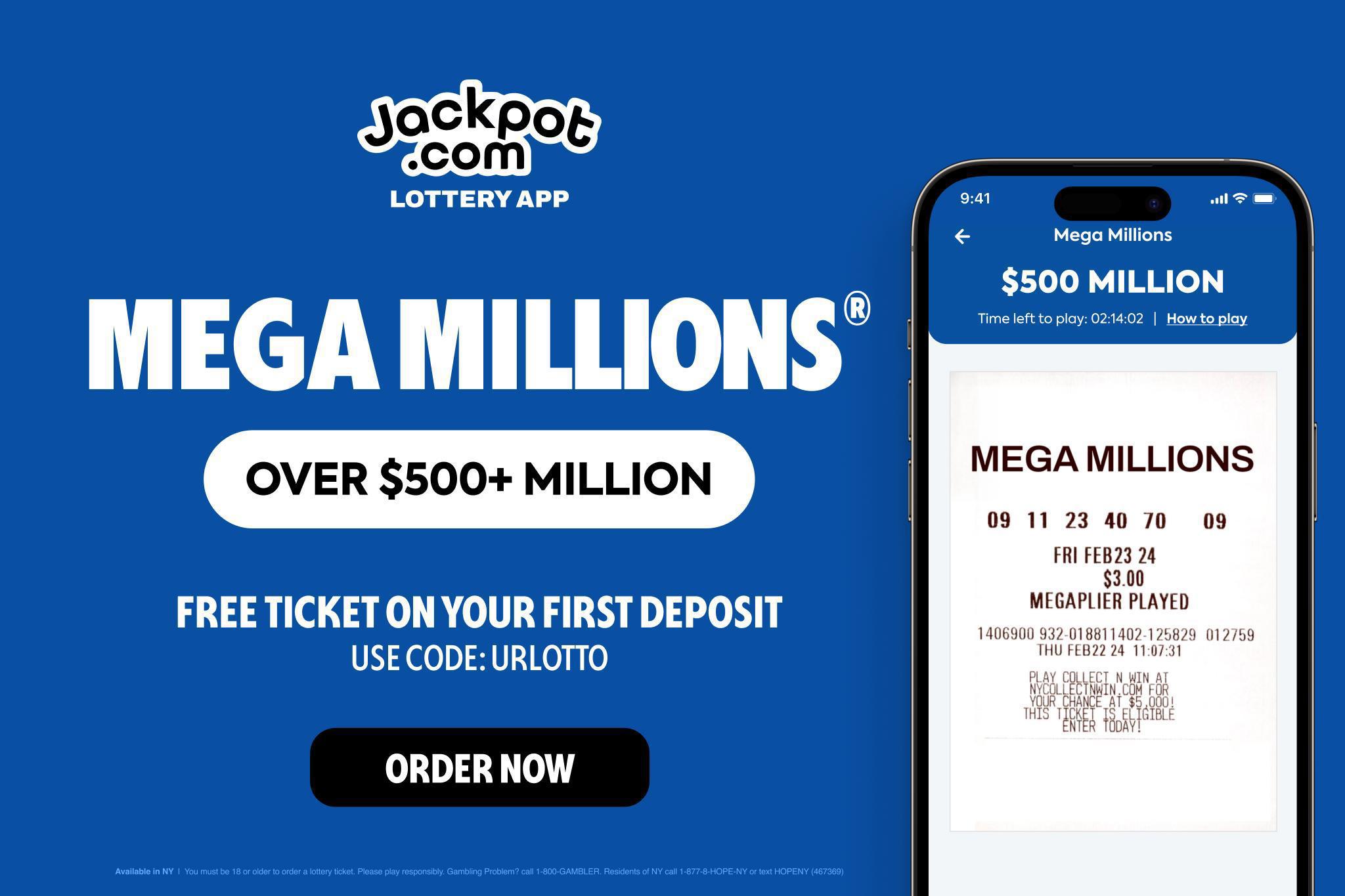 Advertisement - Order Official Lottery Tickets Online!