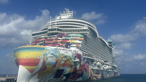 Norwegian Aqua Ship At Norwegian Cruise Line (NCL)