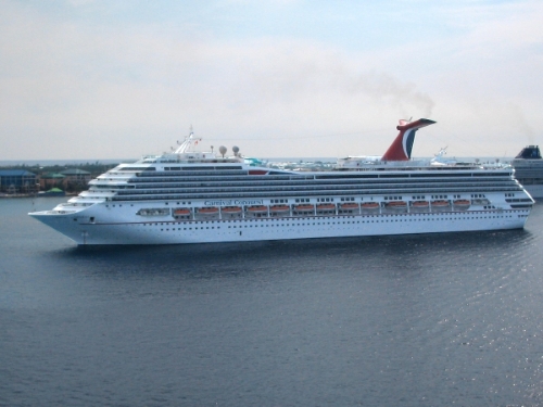 Carnival Conquest Ship At Carnival Cruise Lines