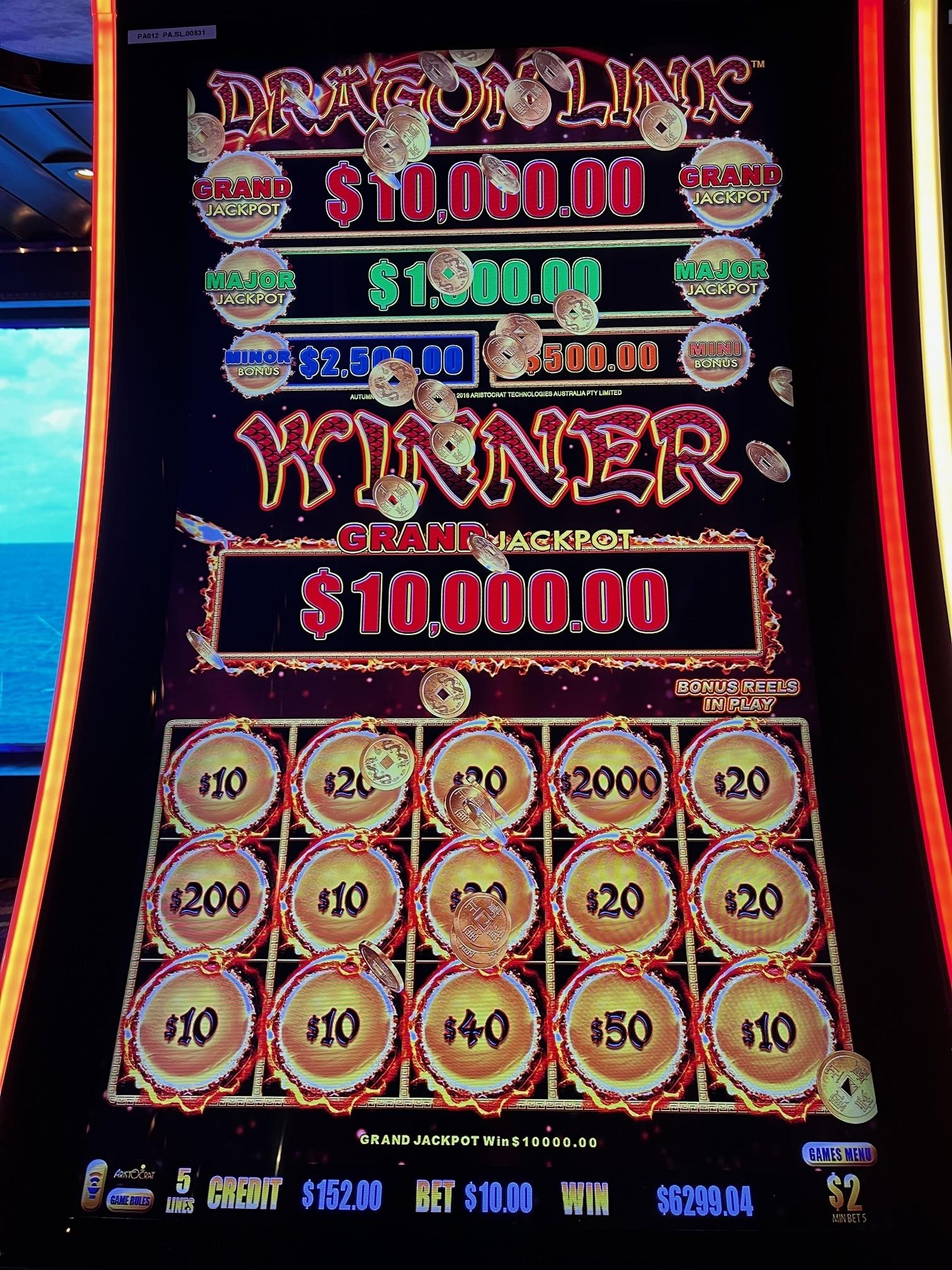 Slot Machines Onboard Carnival Paradise Casino
