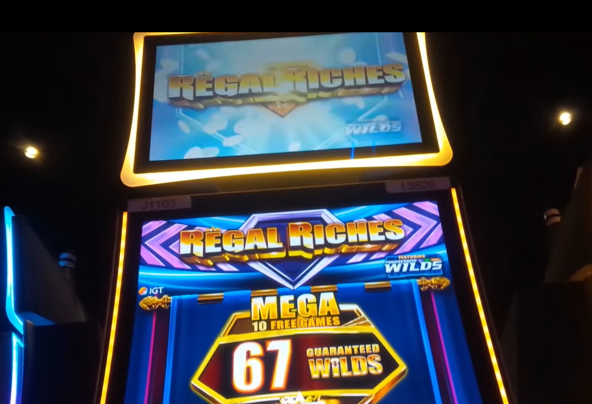 Regal Riches Slot Machine Interface