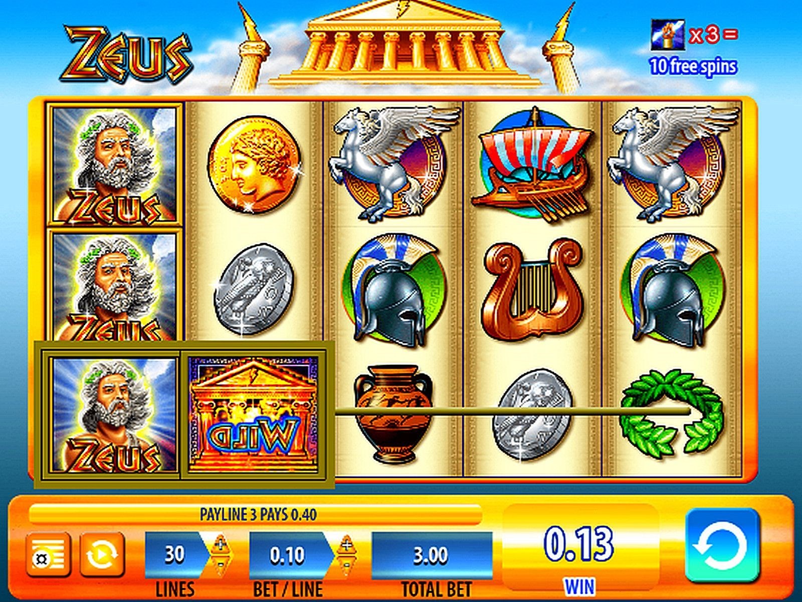 Zeus Slot Machine by